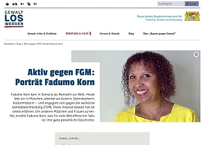 Bayern gegen Gewalt - Fadumo Korn